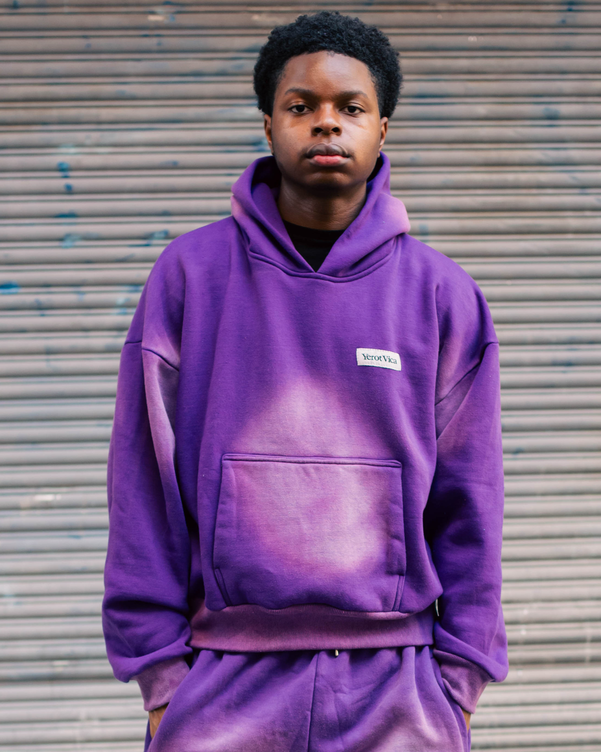Sunfade Hoodie - Deep Purple - 4